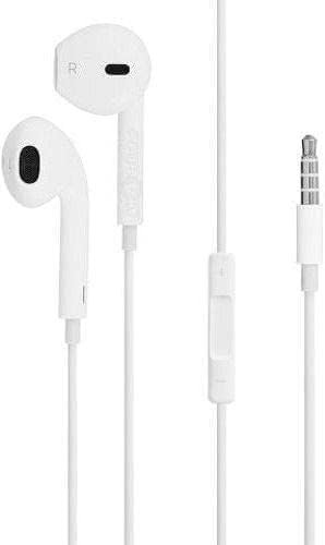 Earphones Headphones With Remote Mic Volume Controls For Apple iPad iPhone 5 5S 5C White